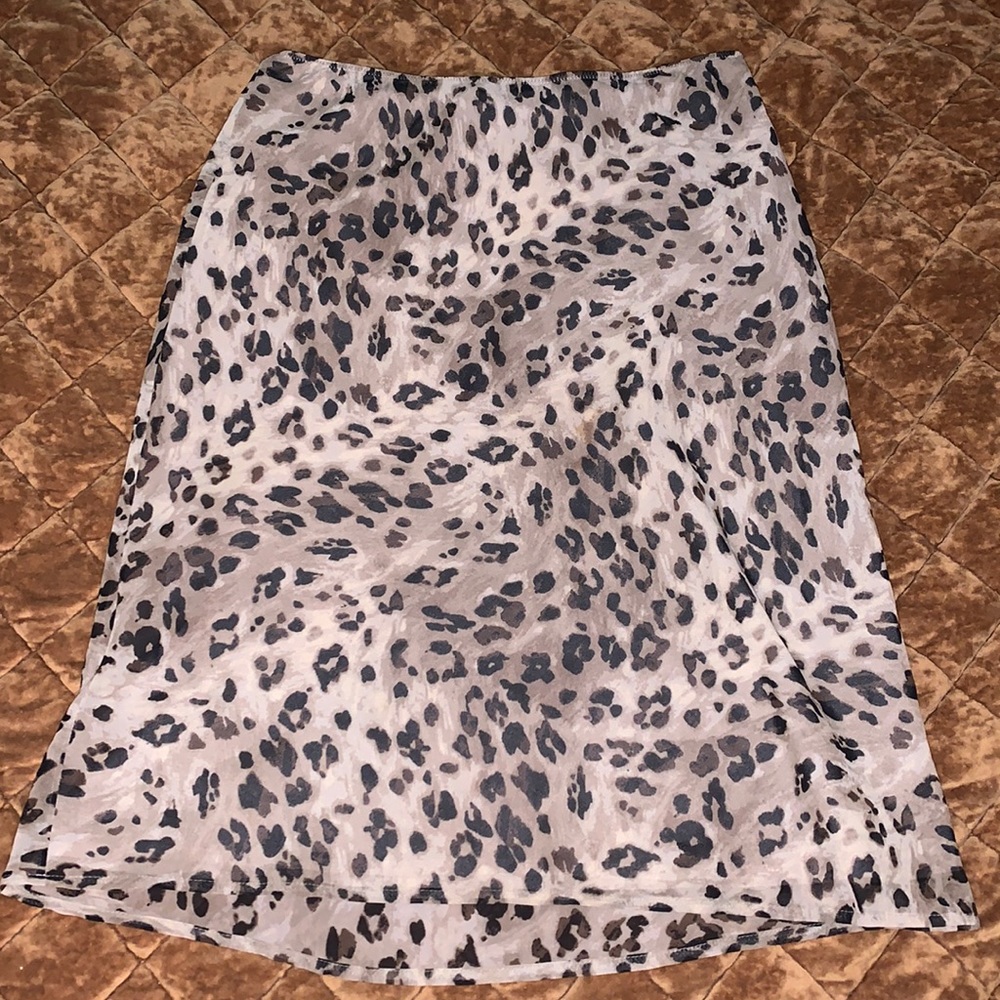 Animal print skirt